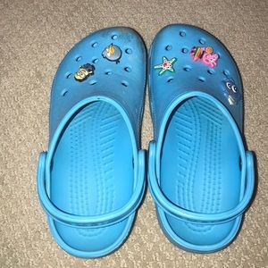 LIGHT BLUE CROCS (authentic)